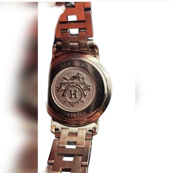 Hermes‎ Clipper CL4.210 Gold Dial Swiss QZ Women\'s Watch